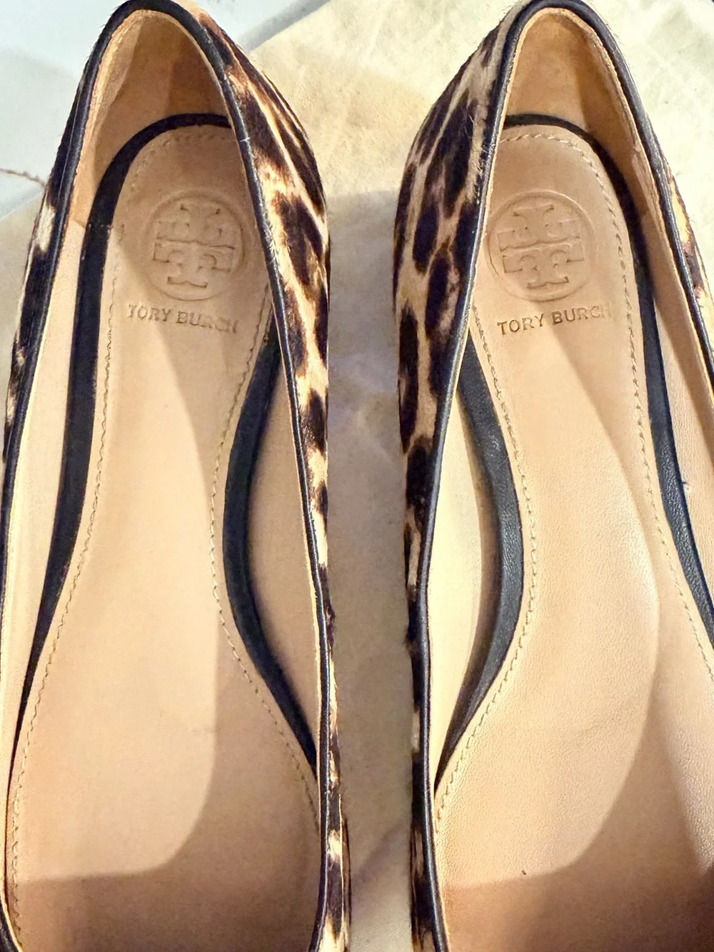 Tory Burch Calf Hair Heels